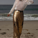 Siren Skirt - Black & Gold - Heidi Merrick
