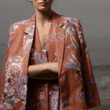 Azadeh Dress - Orange Batik - Heidi Merrick