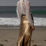 Siren Skirt - Black & Gold - Heidi Merrick