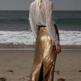 Siren Skirt - Black & Gold - Heidi Merrick