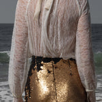 Missive Blouse - Cream Dentelle De Calais - Heidi Merrick