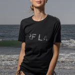 SRF LA Tee - Black on Black - Heidi Merrick