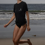 SRF LA Tee - Black on Black - Heidi Merrick