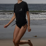 SRF LA Tee - Black on Black - Heidi Merrick