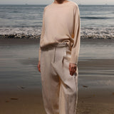 Chaplin Pant - Natural Linen - Heidi Merrick