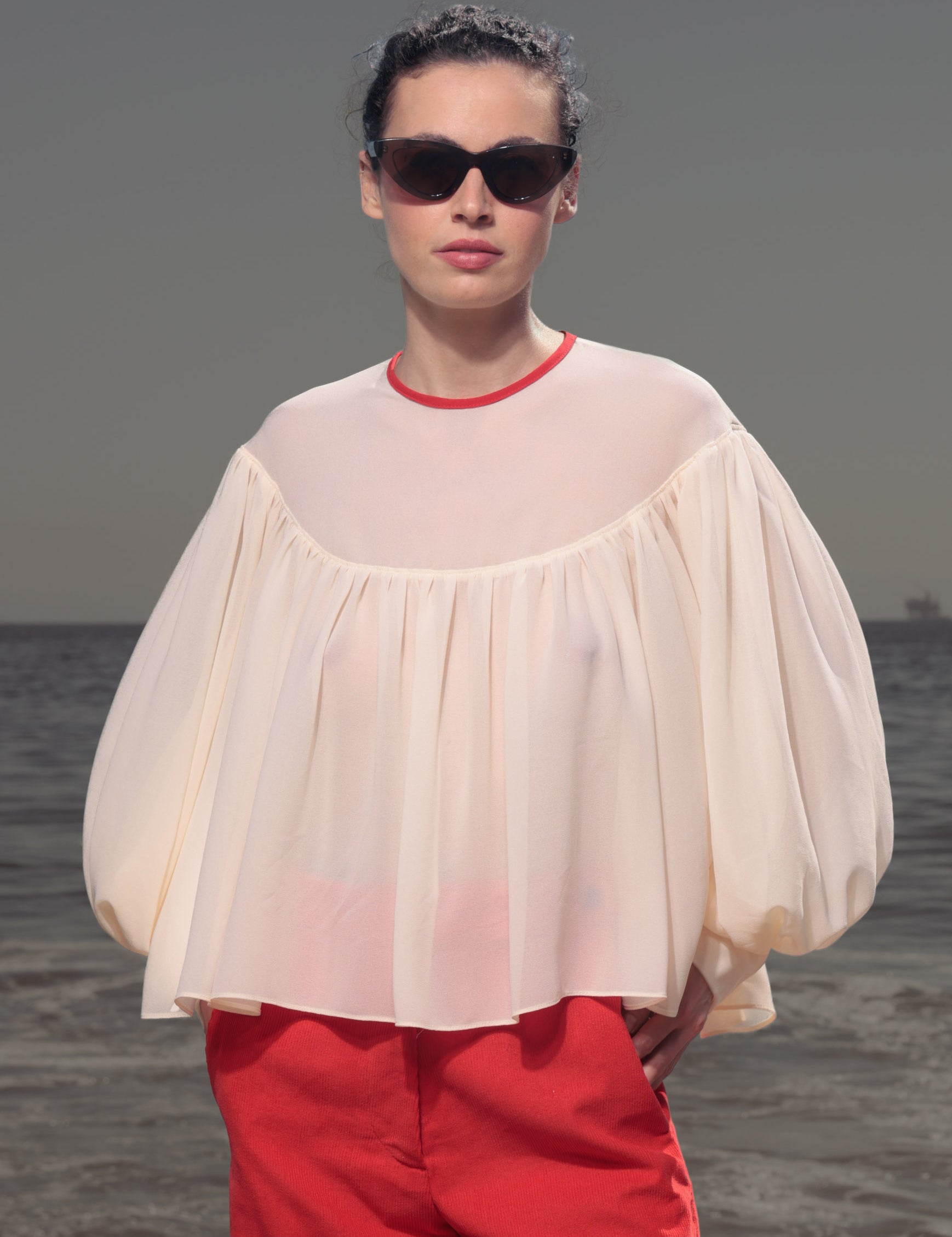 Nova Top - Cream - Heidi Merrick