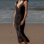 Marion Slip Dress - Black - Heidi Merrick