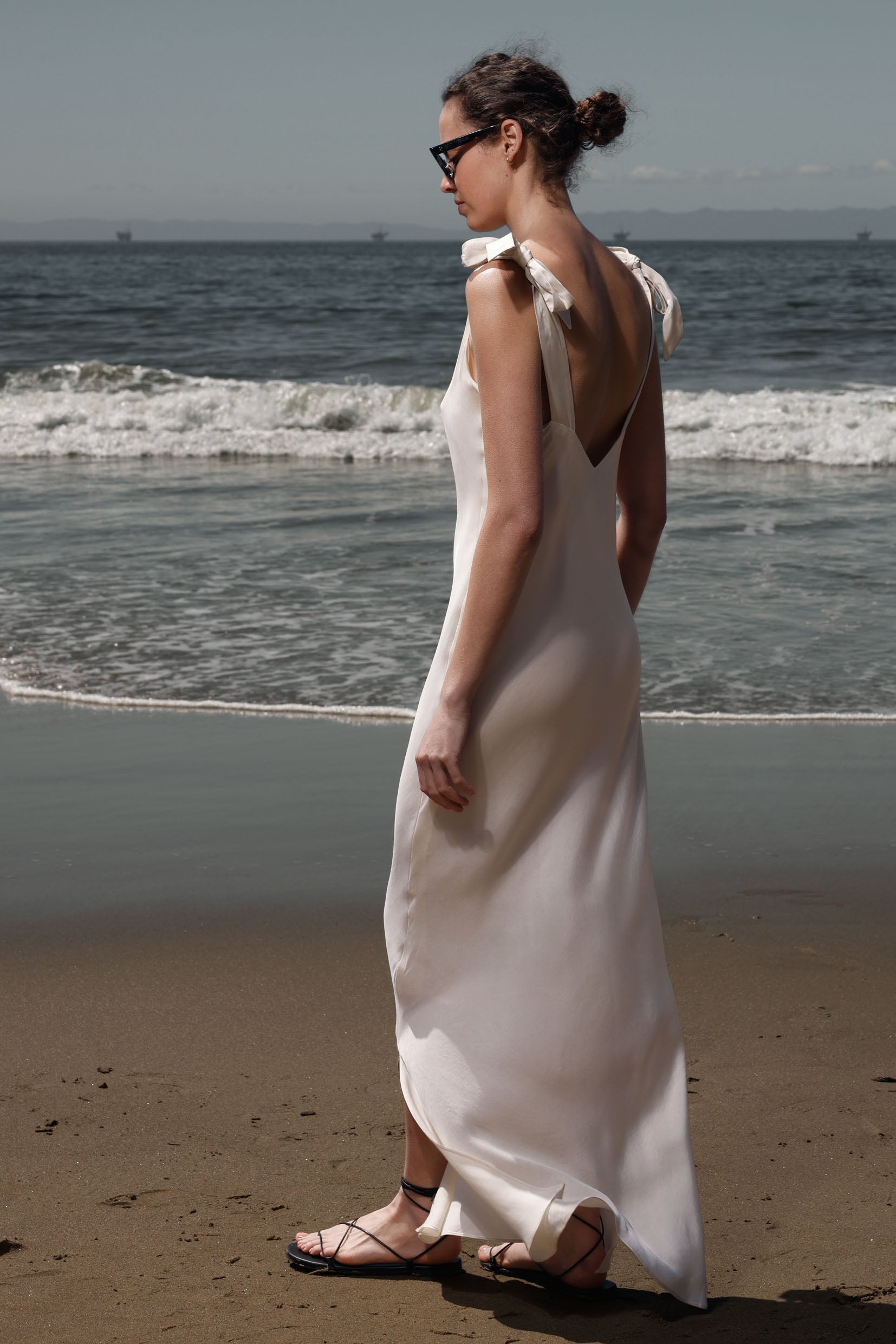 Grace Slip Dress - Cream - Heidi Merrick