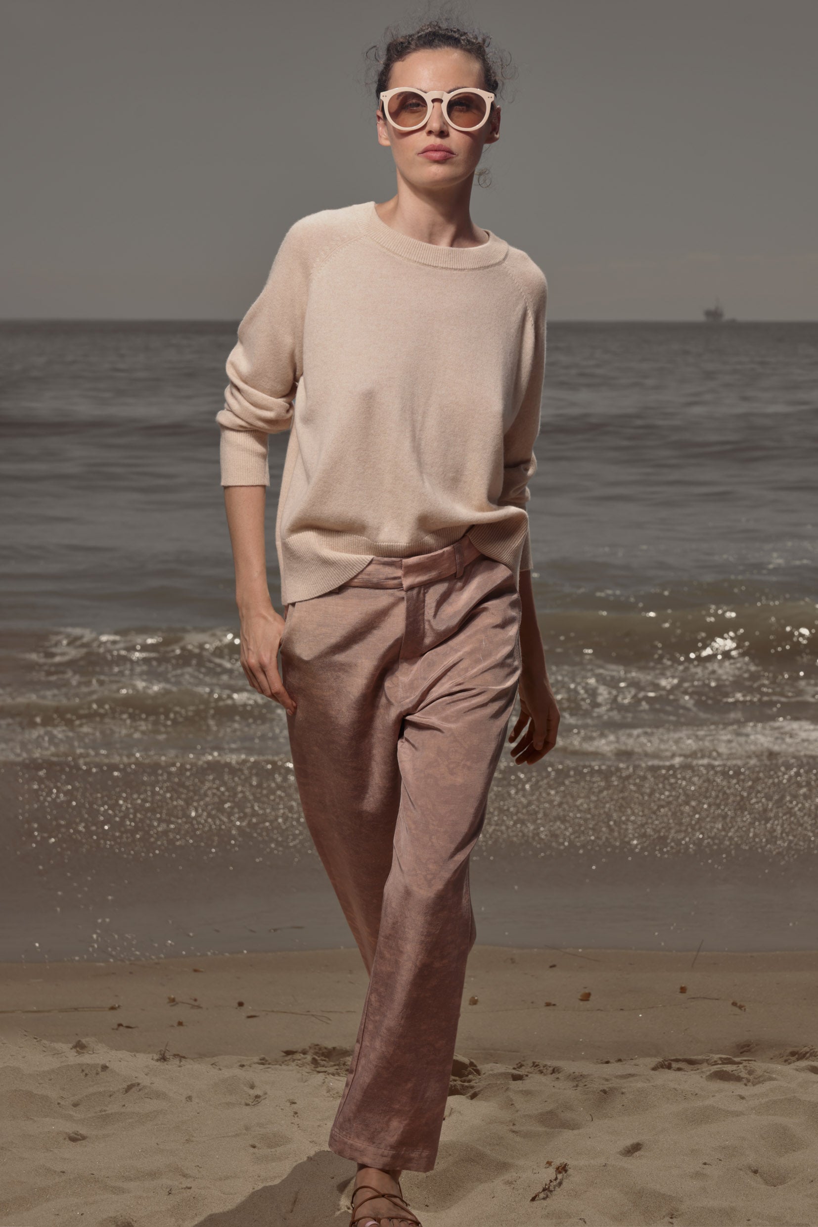 Daily Sweater - Antique Cream - Heidi Merrick