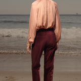Bruno Pant - Burgundy Velvet