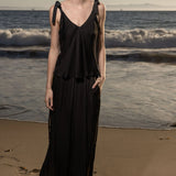 Caraco Top - Noir - Heidi Merrick