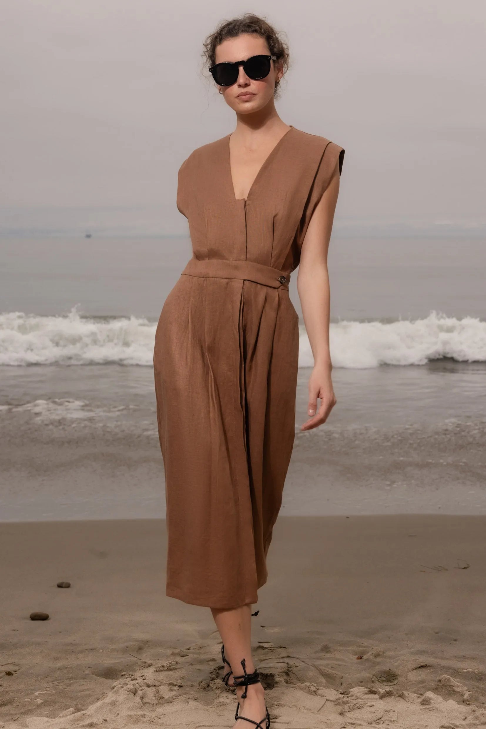 Azadeh Dress - Roan Linen - Heidi Merrick