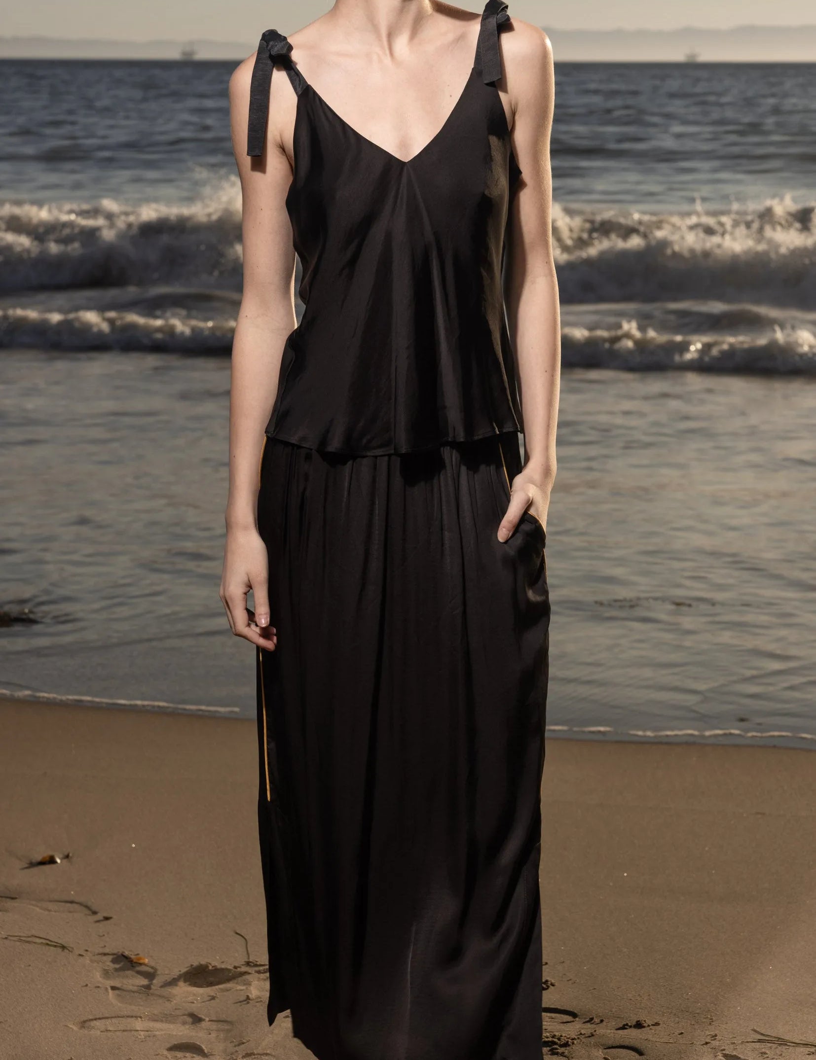 Maeve Skirt - Black - Heidi Merrick