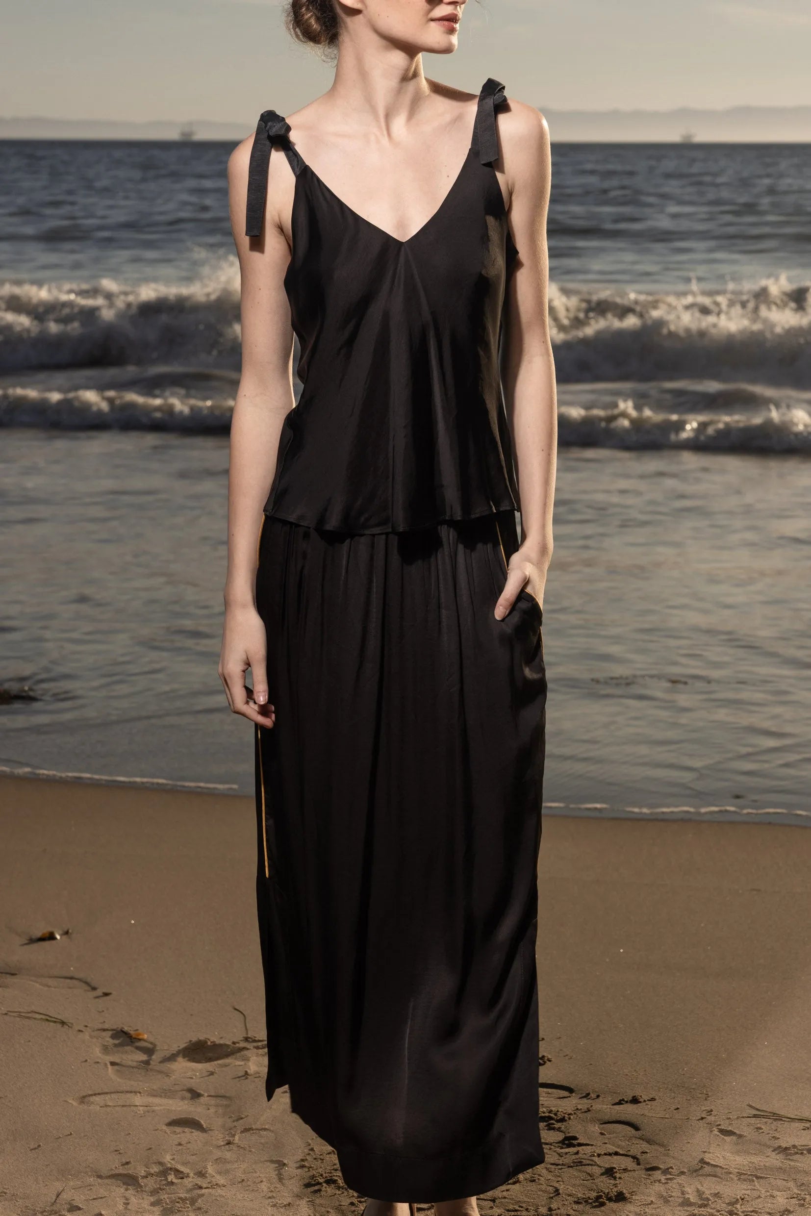 Maeve Skirt - Black - Heidi Merrick