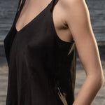 Caraco Top - Noir - Heidi Merrick