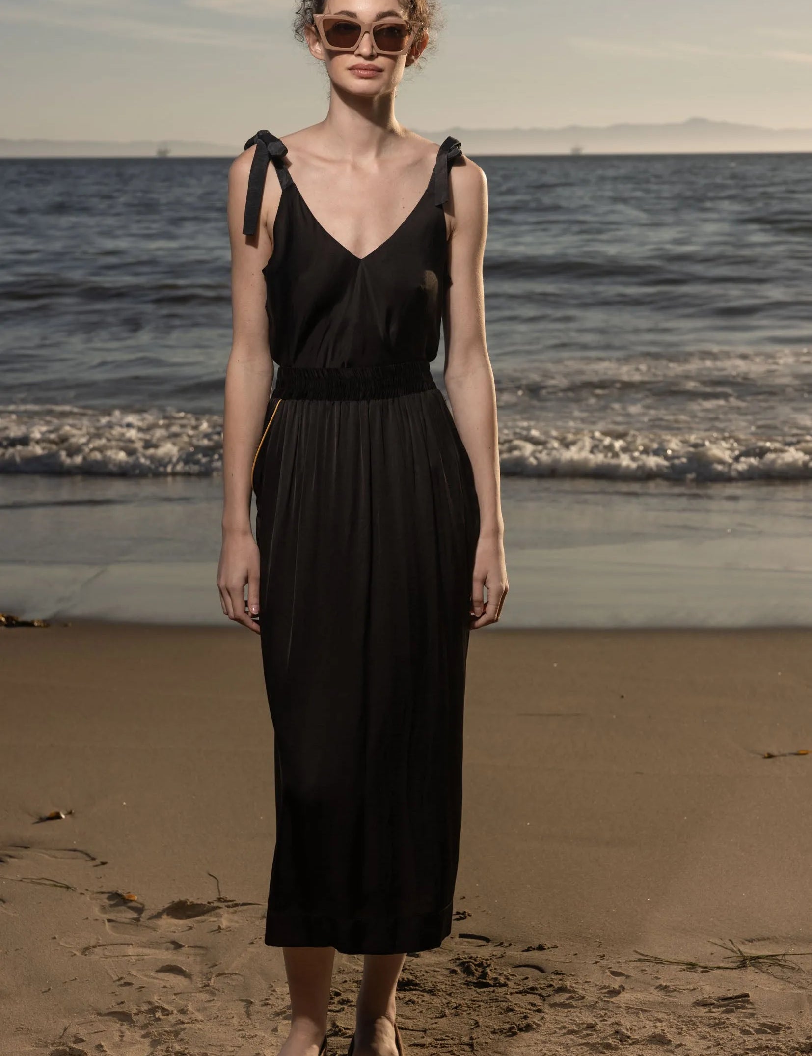 Maeve Skirt - Black - Heidi Merrick