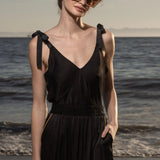 Caraco Top - Noir - Heidi Merrick