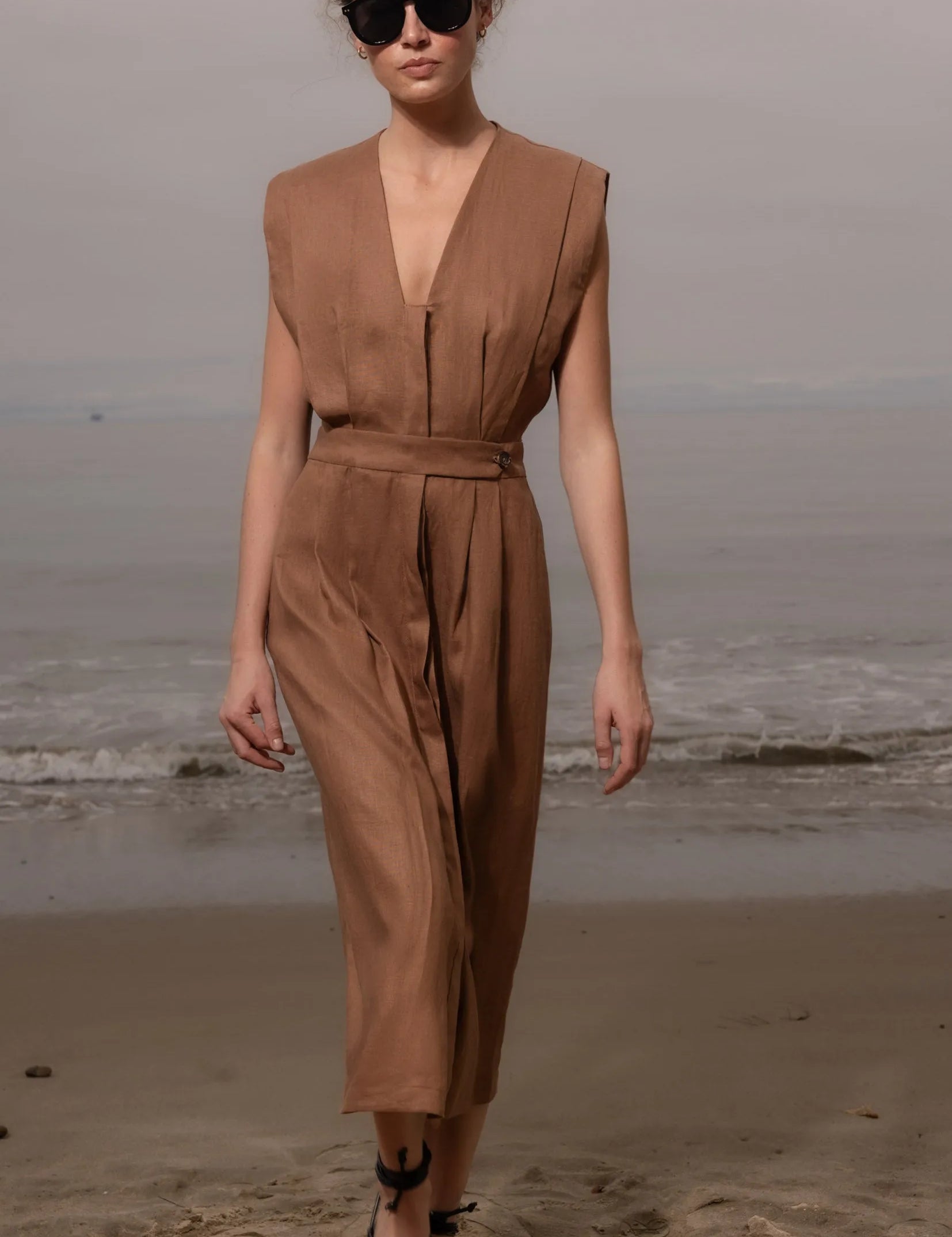 Azadeh Dress - Roan Linen - Heidi Merrick