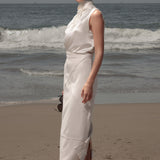 Geometry Skirt - Ivory Silk Noil