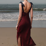 Marion Slip Dress - Burgundy - Heidi Merrick