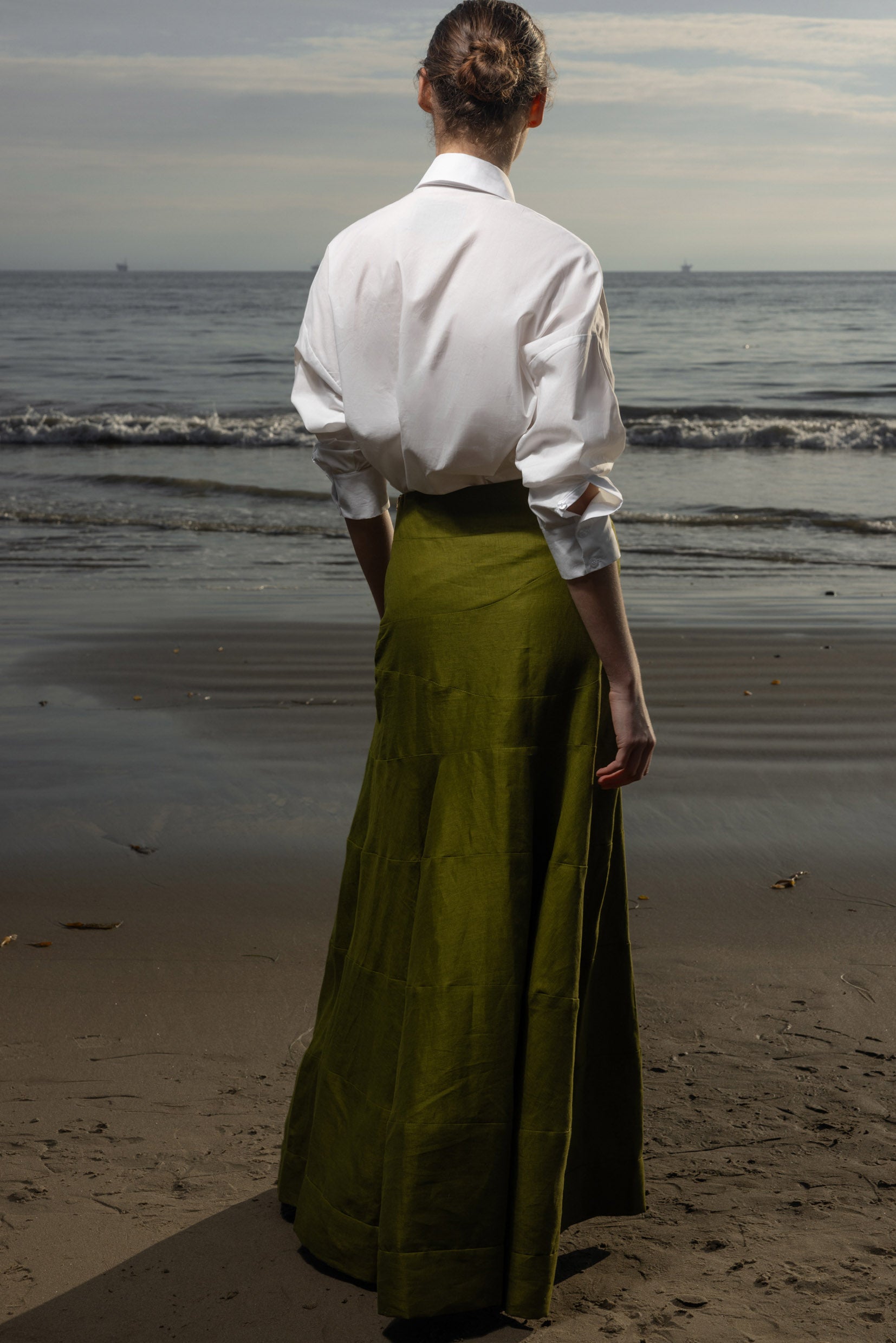 Gale Skirt - Frog Linen - Heidi Merrick