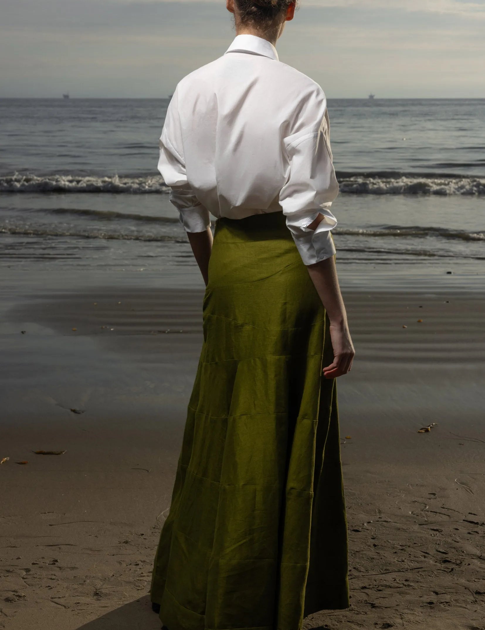Gale Skirt - Frog Linen - Heidi Merrick