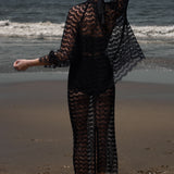 Tara Skirt - Eclipse Black Lace - Heidi Merrick