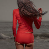 Boy Short - Vermilion