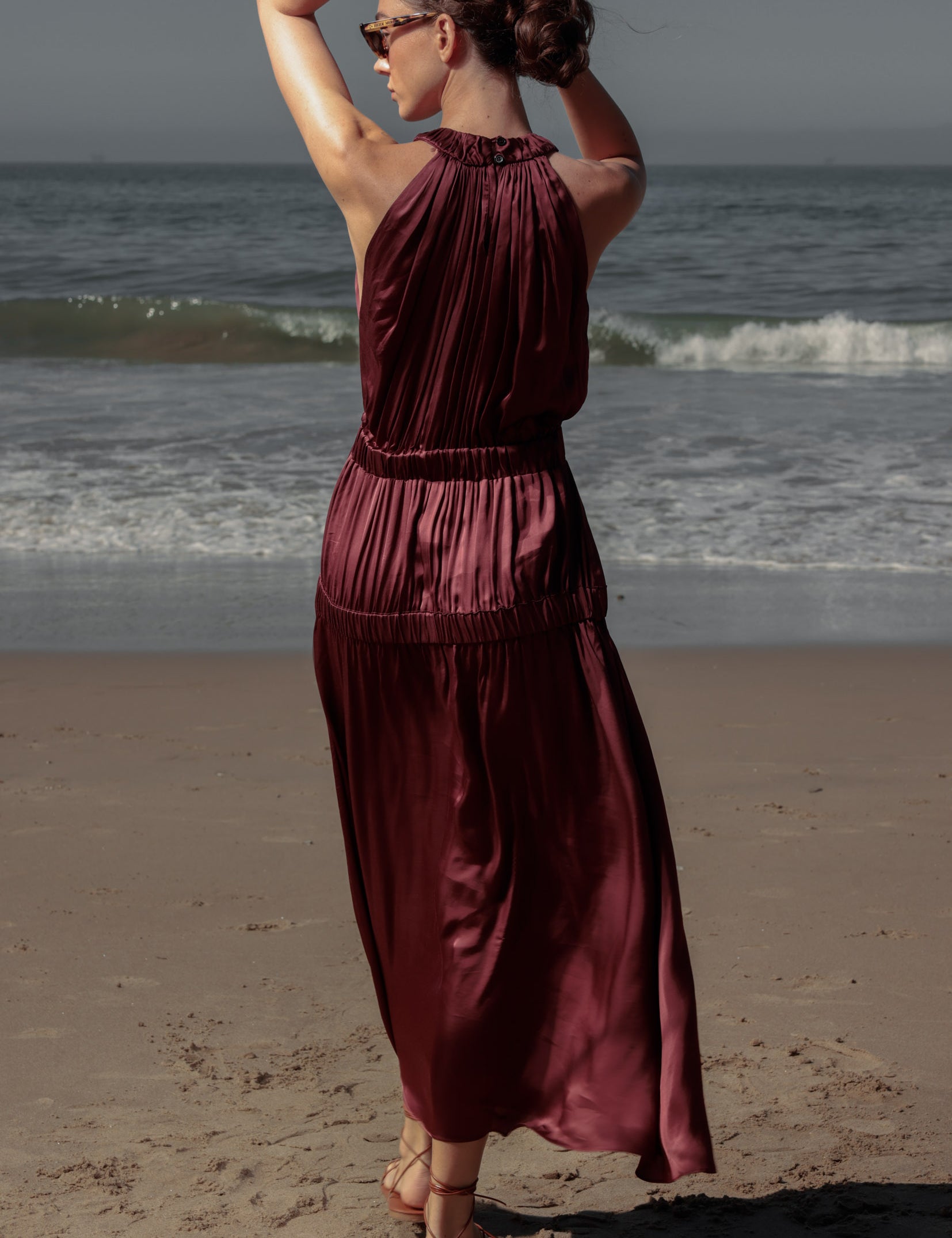 Idyll Dress - Burgundy - Heidi Merrick