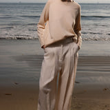 Chaplin Pant - Natural Linen - Heidi Merrick