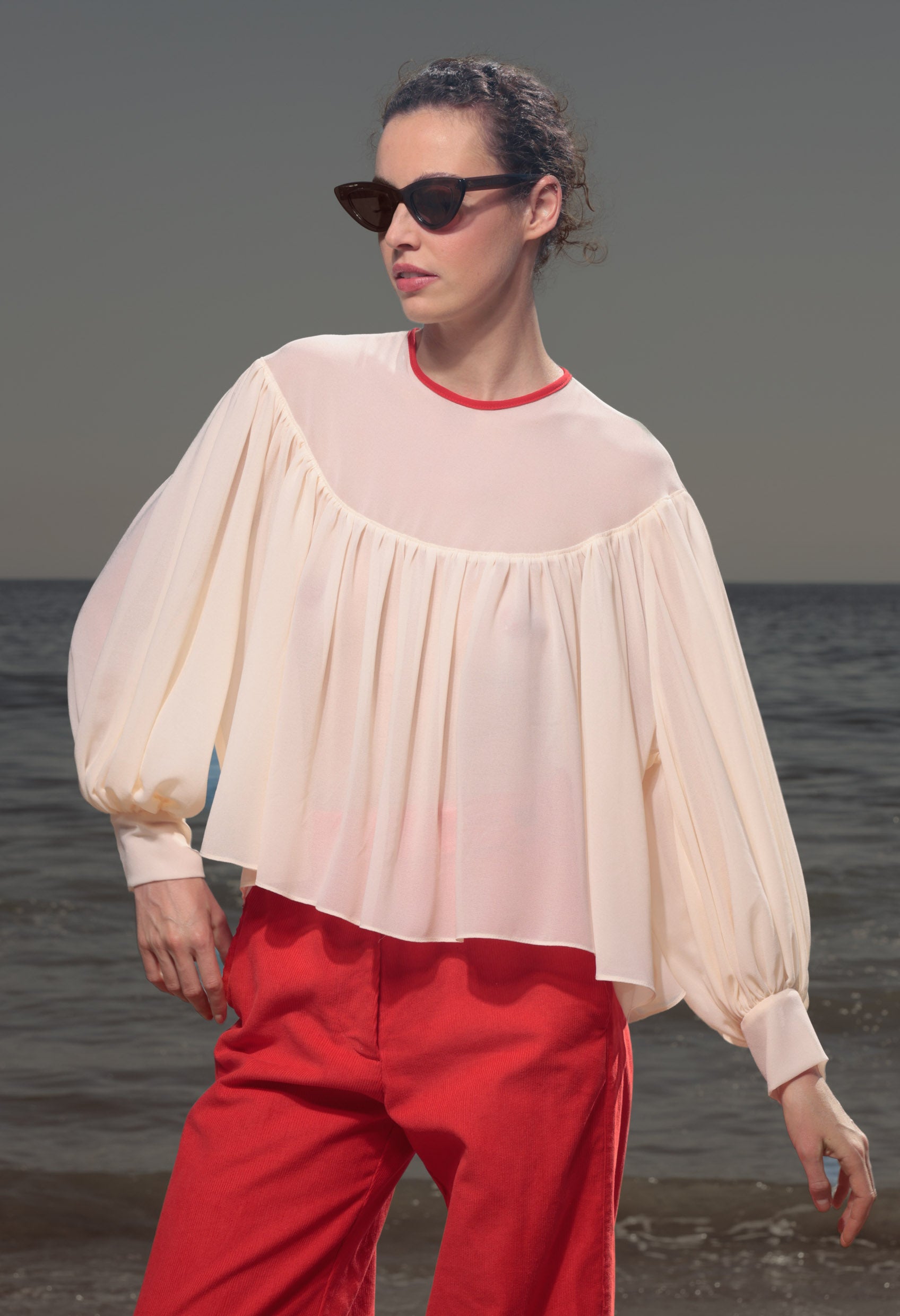 Nova Top - Cream - Heidi Merrick