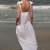 Ballerine Dress - White Shirting - Heidi Merrick
