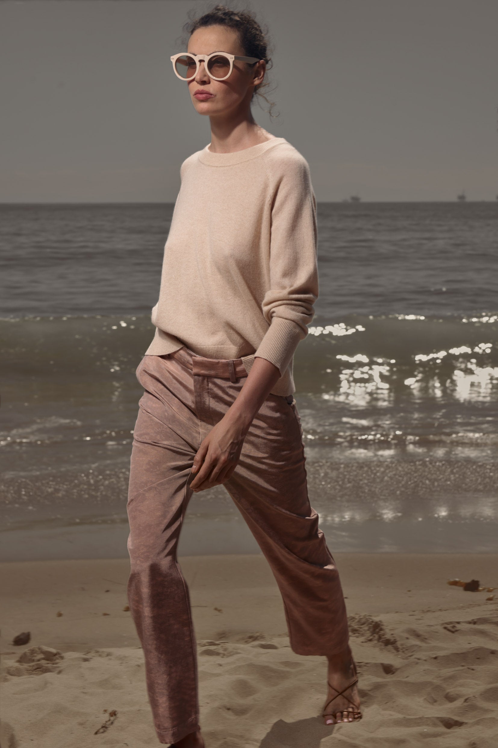 Daily Sweater - Antique Cream - Heidi Merrick