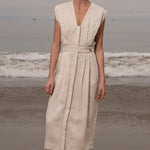 Azadeh Dress - Natural Linen - Heidi Merrick