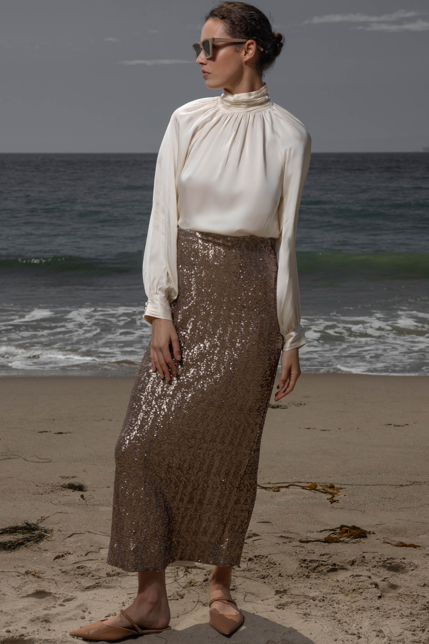 Siren Skirt - Toast - Heidi Merrick