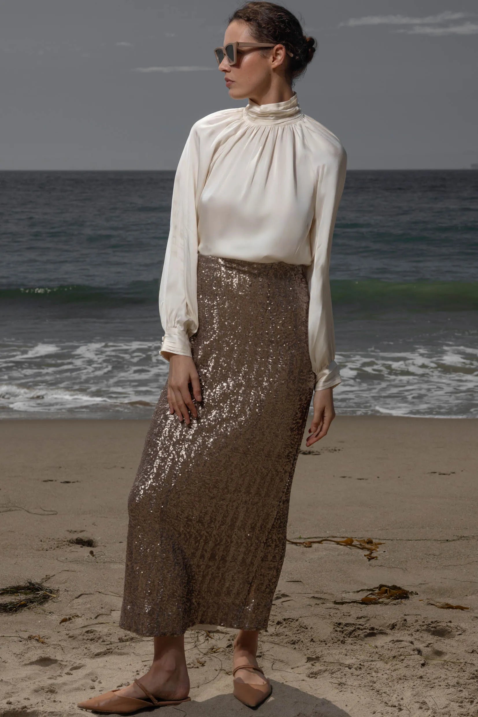 Siren Skirt - Toast - Heidi Merrick