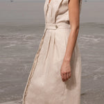 Azadeh Dress - Natural Linen - Heidi Merrick