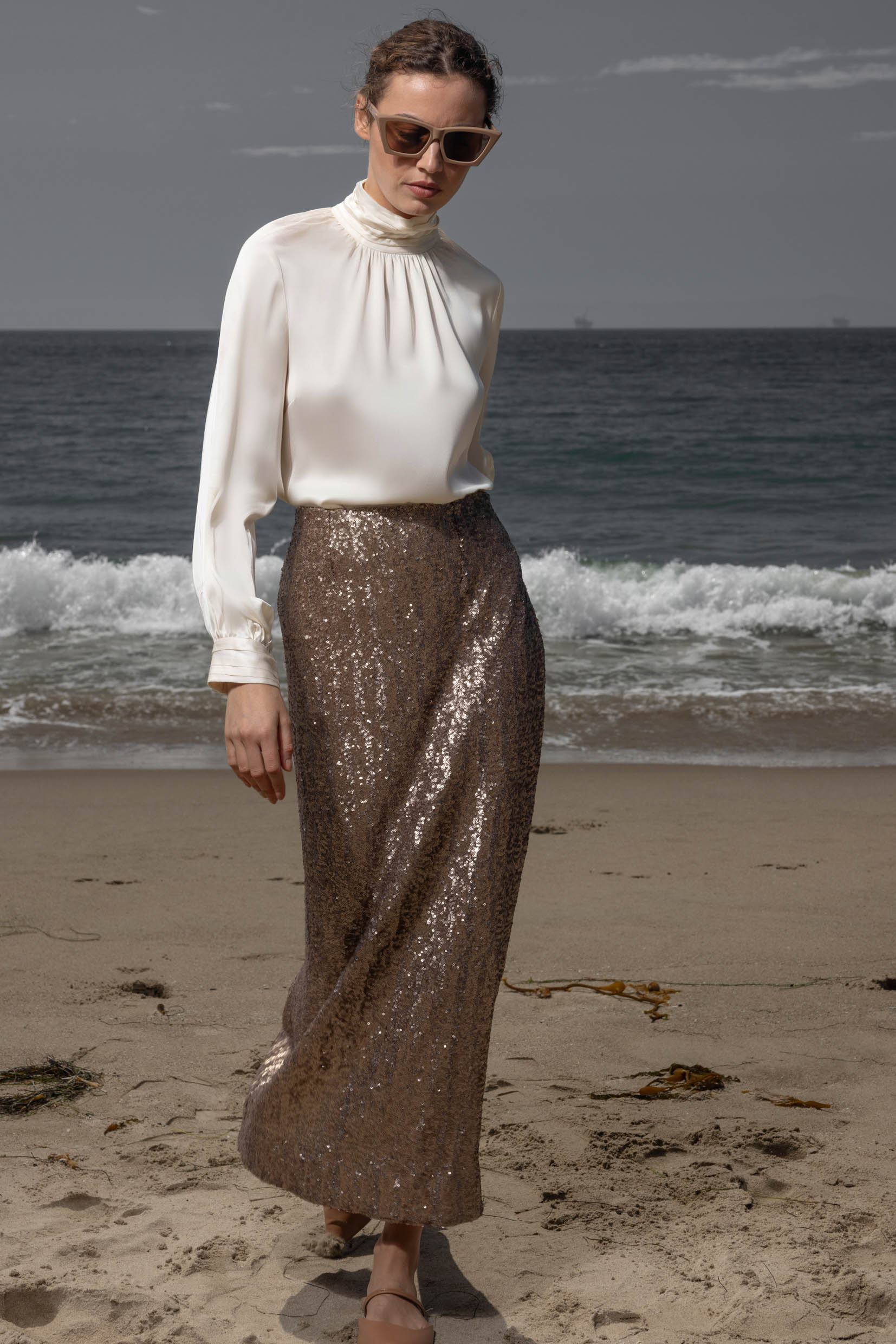 Siren Skirt - Toast - Heidi Merrick