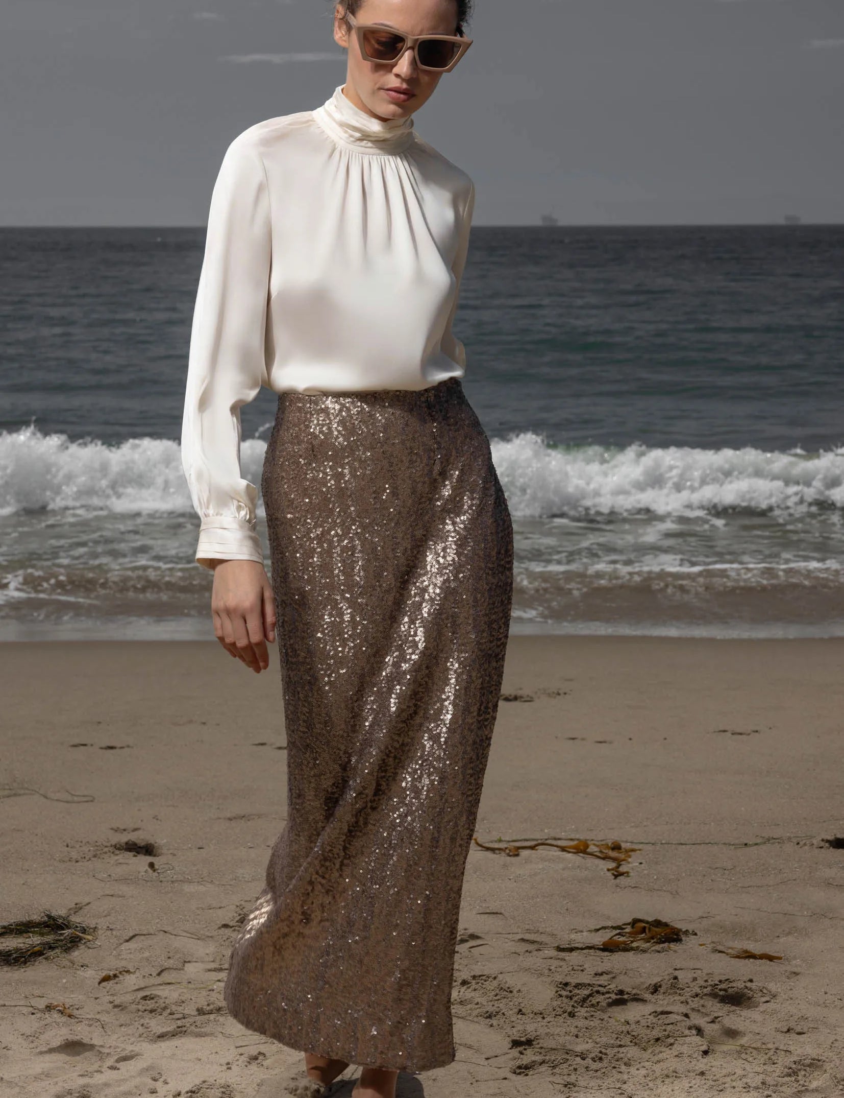Siren Skirt - Toast - Heidi Merrick