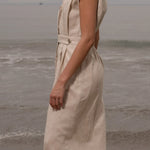 Azadeh Dress - Natural Linen - Heidi Merrick