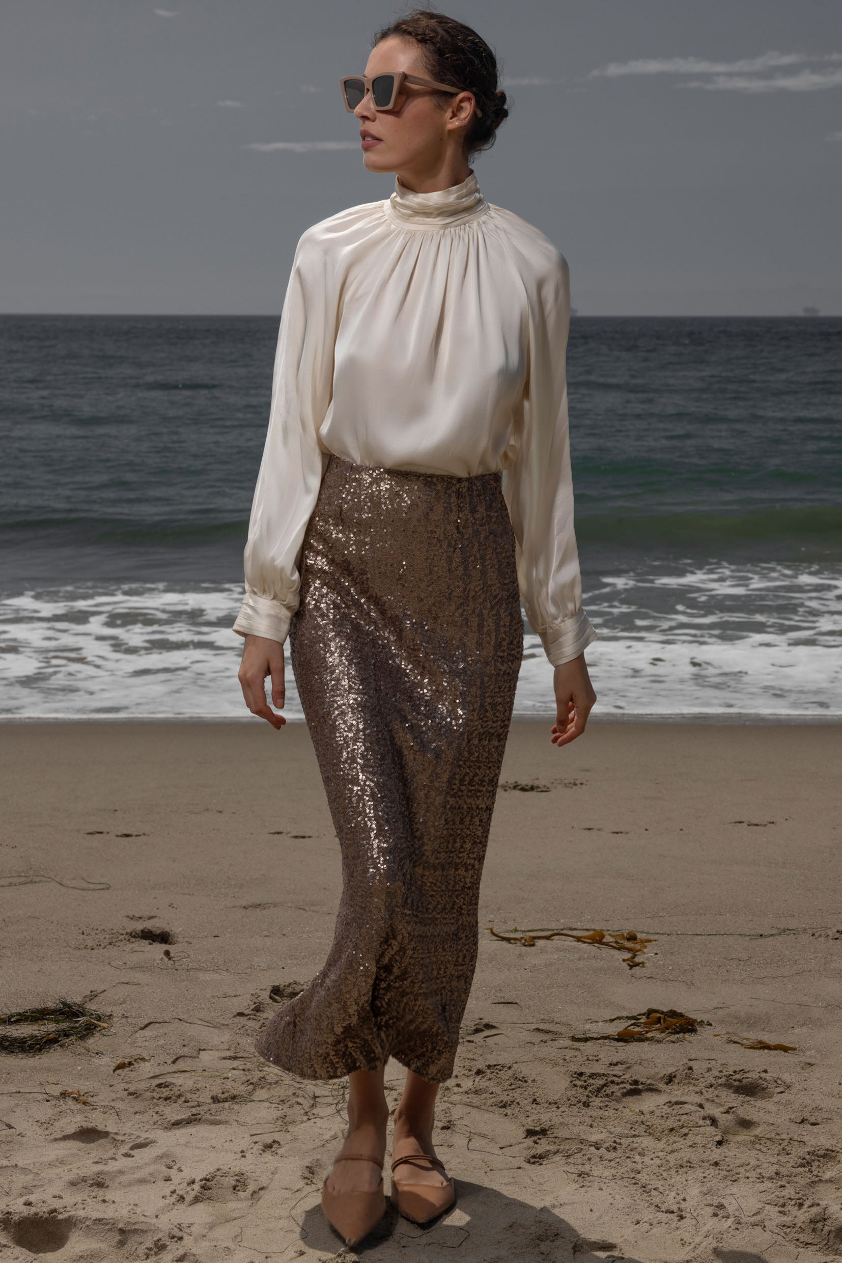 Siren Skirt - Toast - Heidi Merrick