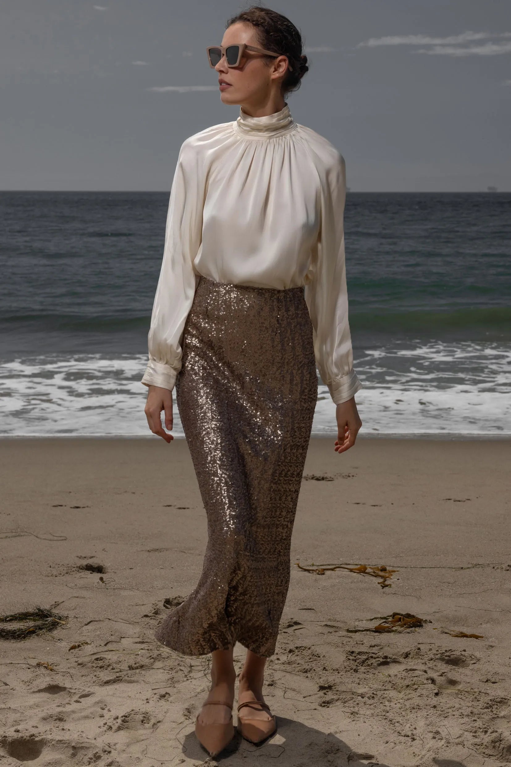 Siren Skirt - Toast - Heidi Merrick