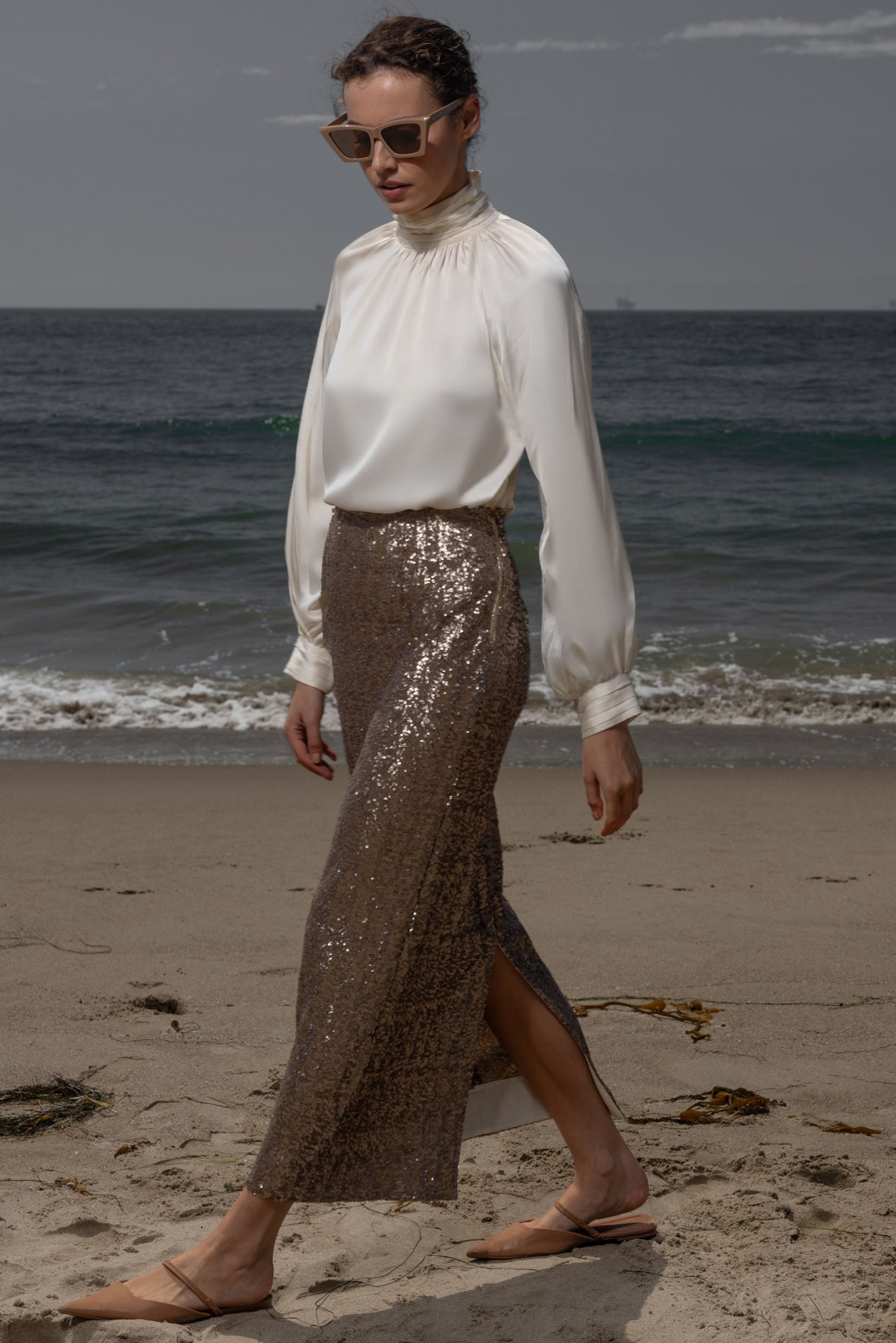 Siren Skirt - Toast - Heidi Merrick