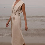 Azadeh Dress - Natural Linen - Heidi Merrick