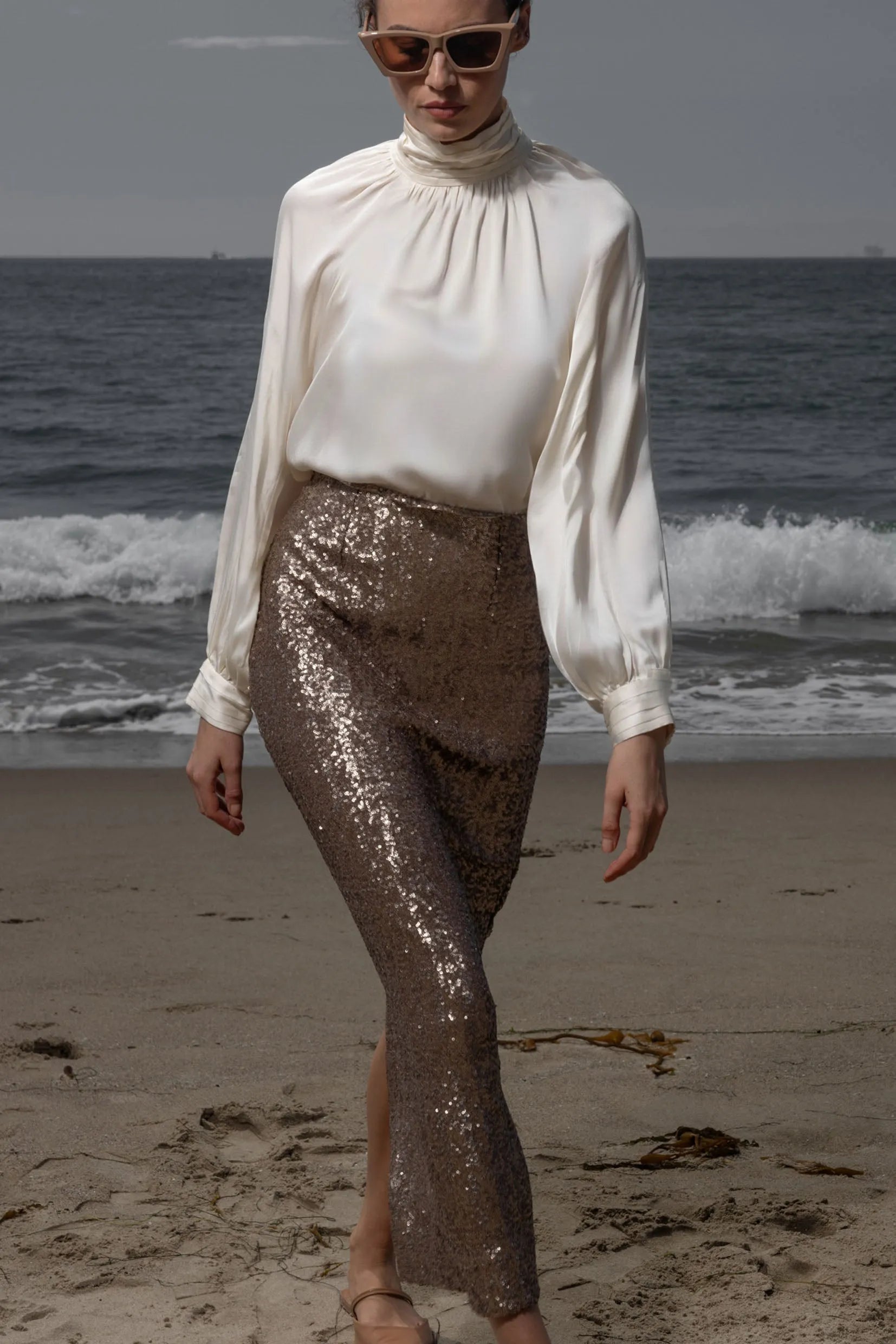 Siren Skirt - Toast - Heidi Merrick