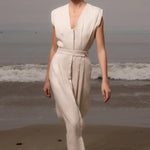 Azadeh Dress - Natural Linen - Heidi Merrick