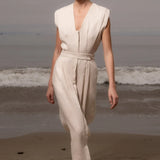 Azadeh Dress - Natural Linen - Heidi Merrick