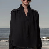 Poet Top - Black - Heidi Merrick