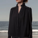 Poet Top - Black - Heidi Merrick
