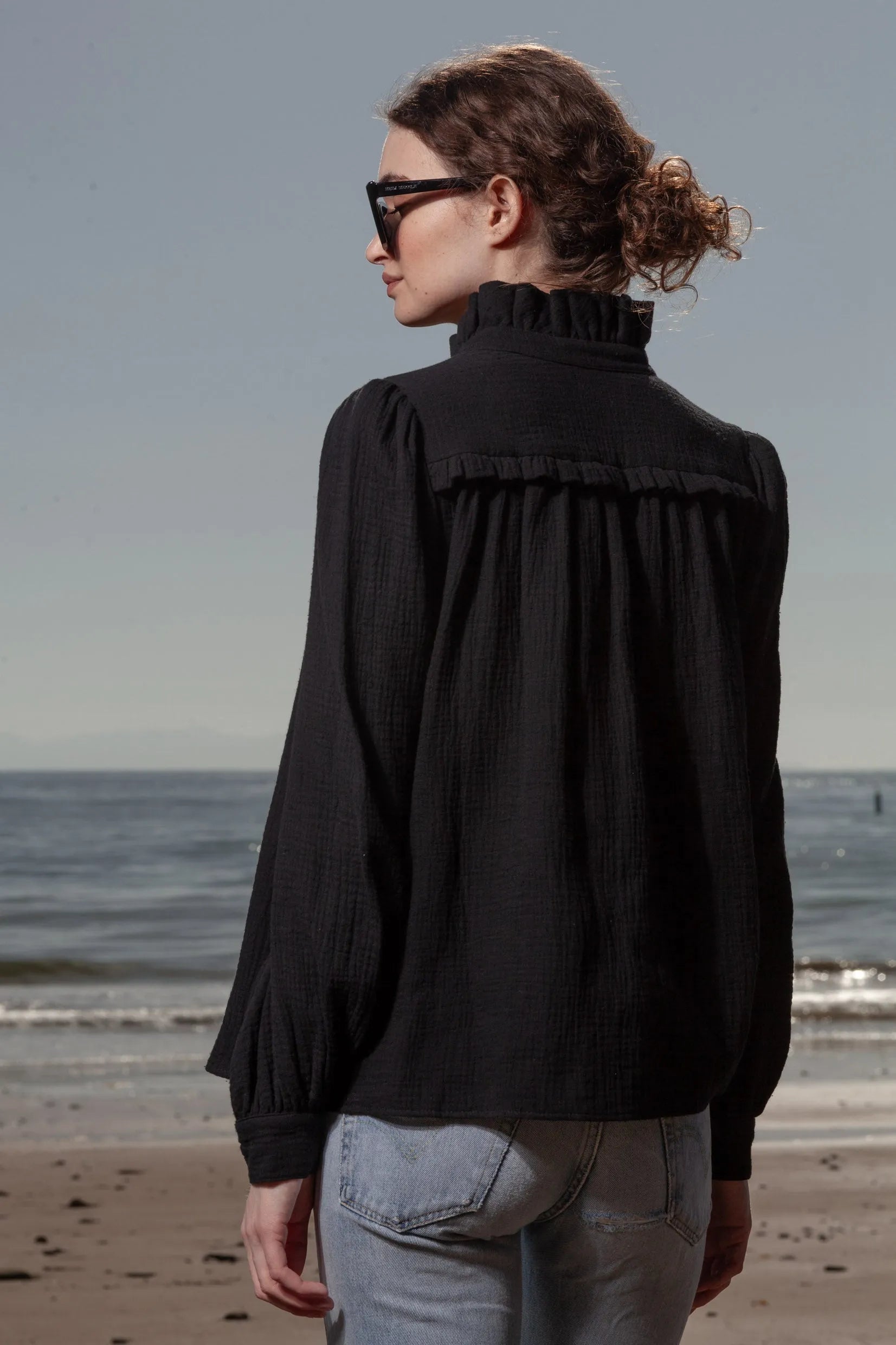 Poet Top - Black - Heidi Merrick